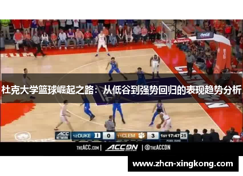 杜克大学篮球崛起之路:从低谷到强势回归的表现趋势分析 杜克大学篮球崛起之路:从低谷到强势回归的表现趋势分析